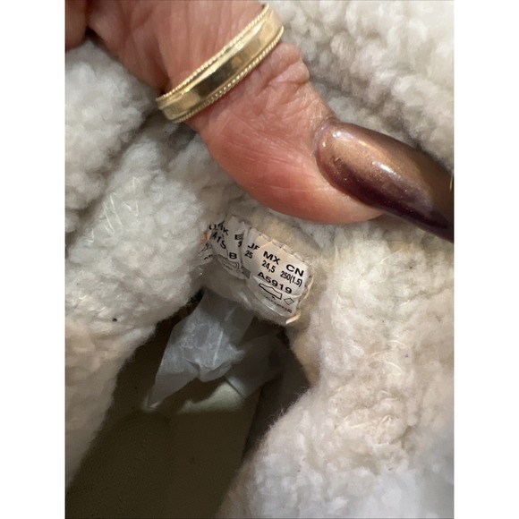 Timberland Jayne Waterproof Teddy Fleece Fold Down Brown Nubuck Women Size 8 - Picture 5 of 10